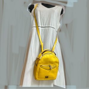 NWOT Michael Kors yellow crossbody bag